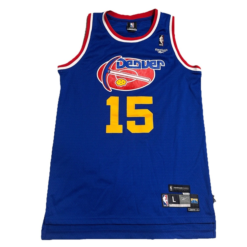Reebok Carmelo Anthony Denver Nuggets Jersey Mens L‎ Swingman HWC 1975-1976 L +2